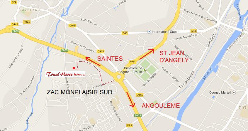 Plan d'accès Tracthorse