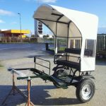 Avant-train hippomobile 2 roues polyvalent avec capote