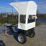 Avant-train hippomobile 2 roues polyvalent avec capote – Image 2