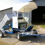 Porteur benne hippomobile à vidage arrière