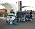 Avant-train et remorque porte container hippomobile