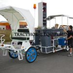 Avant-train et remorque porte container hippomobile