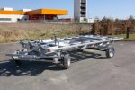 Plateau hippomobile en aluminium traction animale