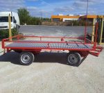 Plateau hippomobile agricole ridelles démontables traction animale – Image 2