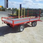 Plateau hippomobile agricole ridelles démontables traction animale – Image 3