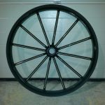 Roues à bandages pour calèches
