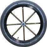 Roues pneumatiques pour calèche