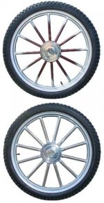 Roues pneumatiques pour calèche – Image 2