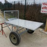 Tombereau hippomobile traction animale sans ridelle
