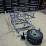 Tombereau hippomobile traction animale sans ridelle en kit