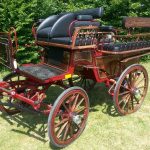 Calèche wagonnette loisir 6 places modèle luxe avec roues bois