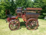 Calèche wagonnette loisir 6 places modèle luxe avec roues bois – Image 2