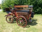 Calèche wagonnette loisir 6 places modèle luxe avec roues bois – Image 3