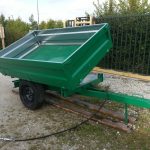 Remorque agricole tri-benne 1600 kg