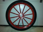 Roue pneumatique moyeu interchangeable pour calèche – Image 3