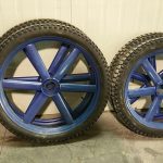 Roues calèche  occasions  pneumatiques