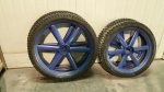 Roues calèche  occasions  pneumatiques