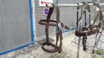 harnais d'attelage cuir pour ane en paire – Image 3
