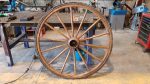 restauration de bandages sur roues bois – Image 5