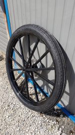 roue de calèche copie au modèle – Image 3