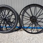 roue de calèche copie au modèle