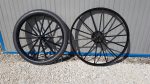 roue de calèche copie au modèle