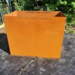 Bac à fleurs corten 480L – Image 2