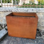 Bac à fleurs corten 480L – Image 3