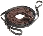 Guides d'attelage R-grip noir/brun