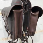 sacoche double en cuir rando – Image 4