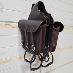 sacoche double en cuir rando – Image 5