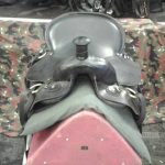 Selle en cuir grand confort