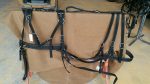 Harnais attelage synthétique doublé cuir paire