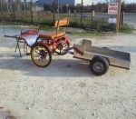Avant-train hippomobile 2 roues léger pour âne – Image 3