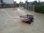 Chariot hippomobile "le vaillant" caisse aluminium avec réhausse
