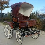 Calèche de présentation doctorwagen capote cuir