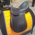 Selle mixte option dressage en cuir