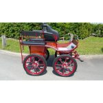 Calèche wagonnette mixte avec siège meneur
